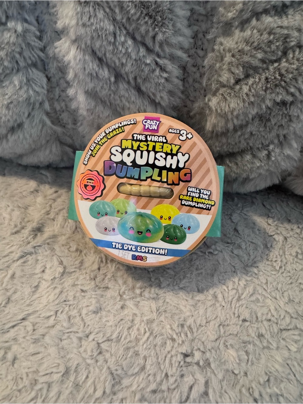 Authentic Crazy Fun Mystery Squishy Dumpling - Tie Dye Edition